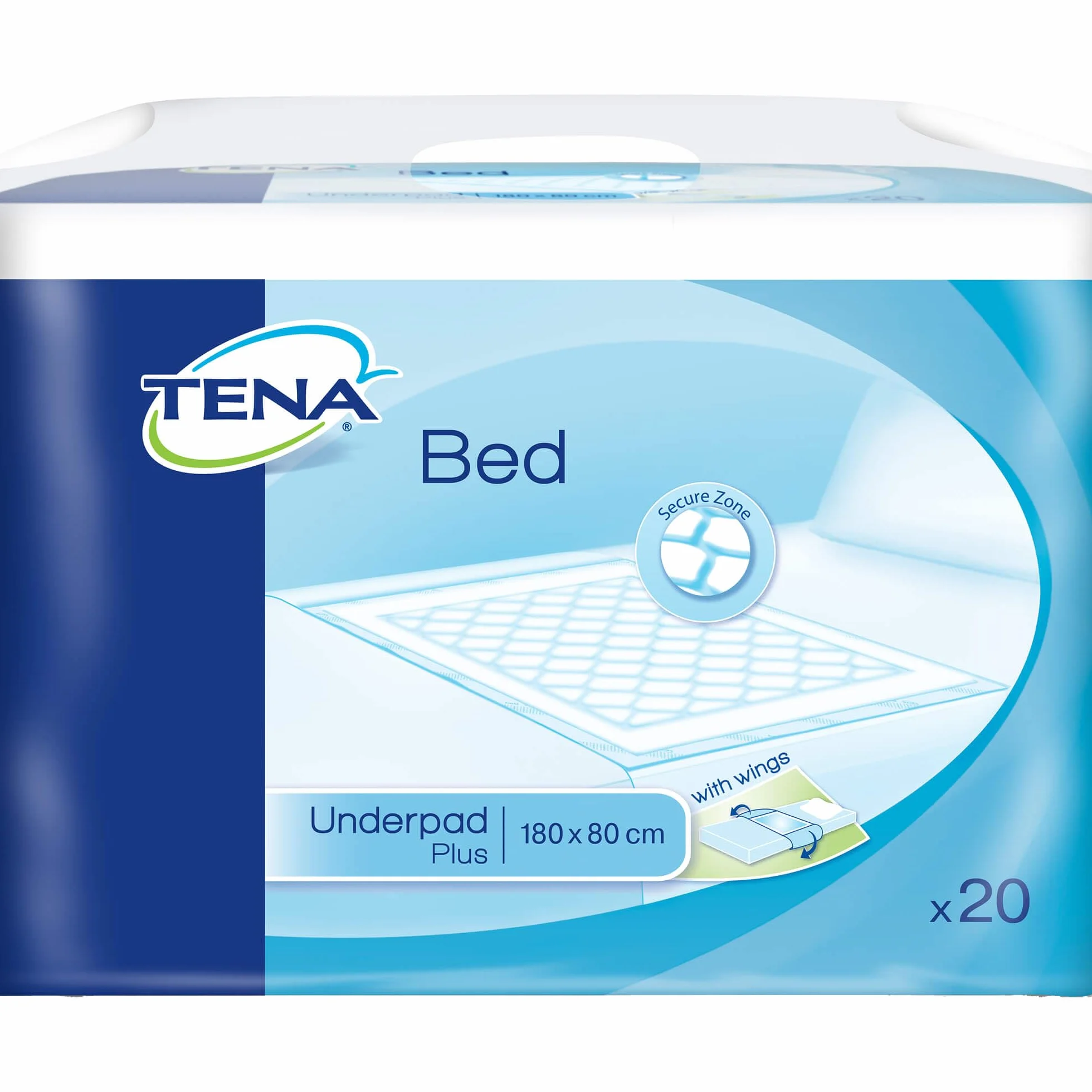 TENA Protection de lit jetables avec Ailes