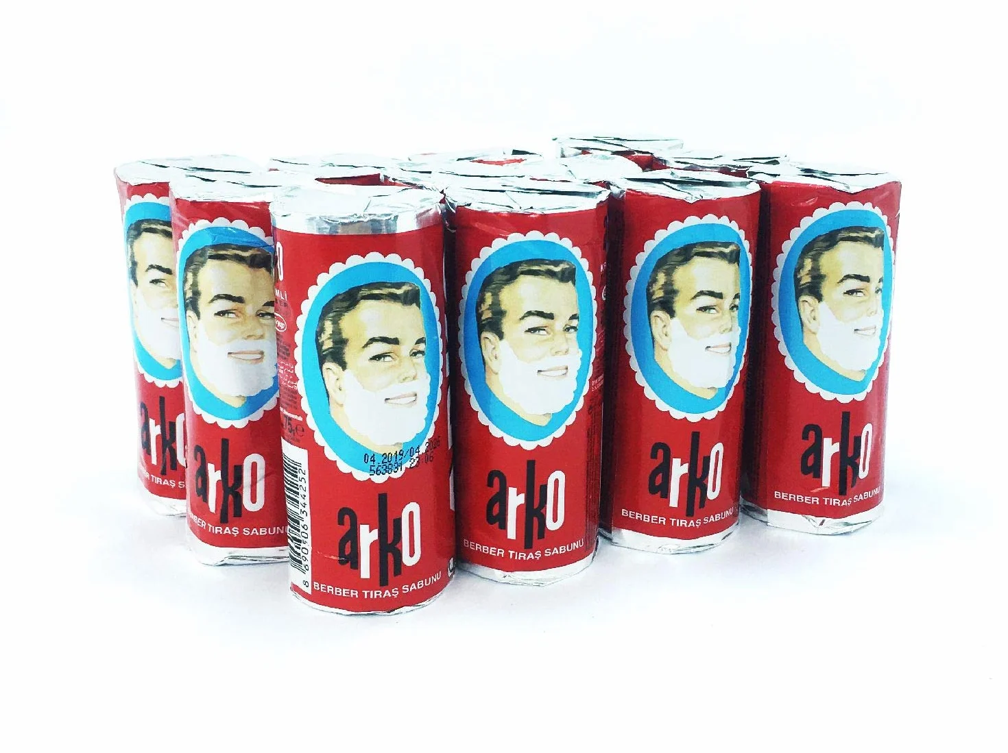 Arko Shaving Cream Soap Stick - 12 Pieces