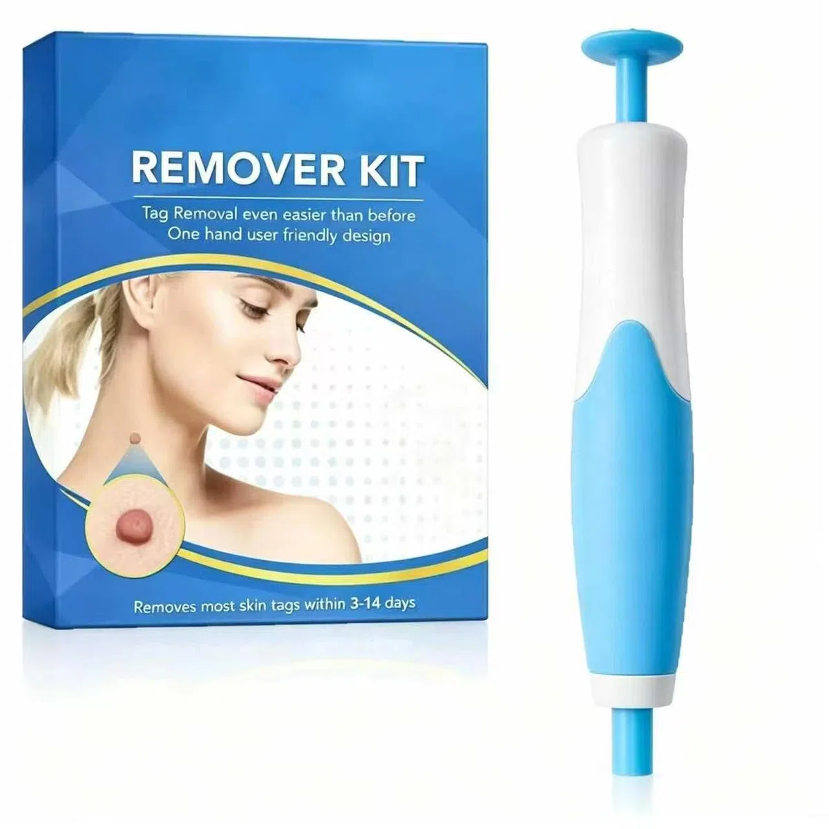 DermaSkin Pro - Adieu les acrochordons, Kit Acrochordon Traitement Efficace, Facile à Utiliser (1 Kit)