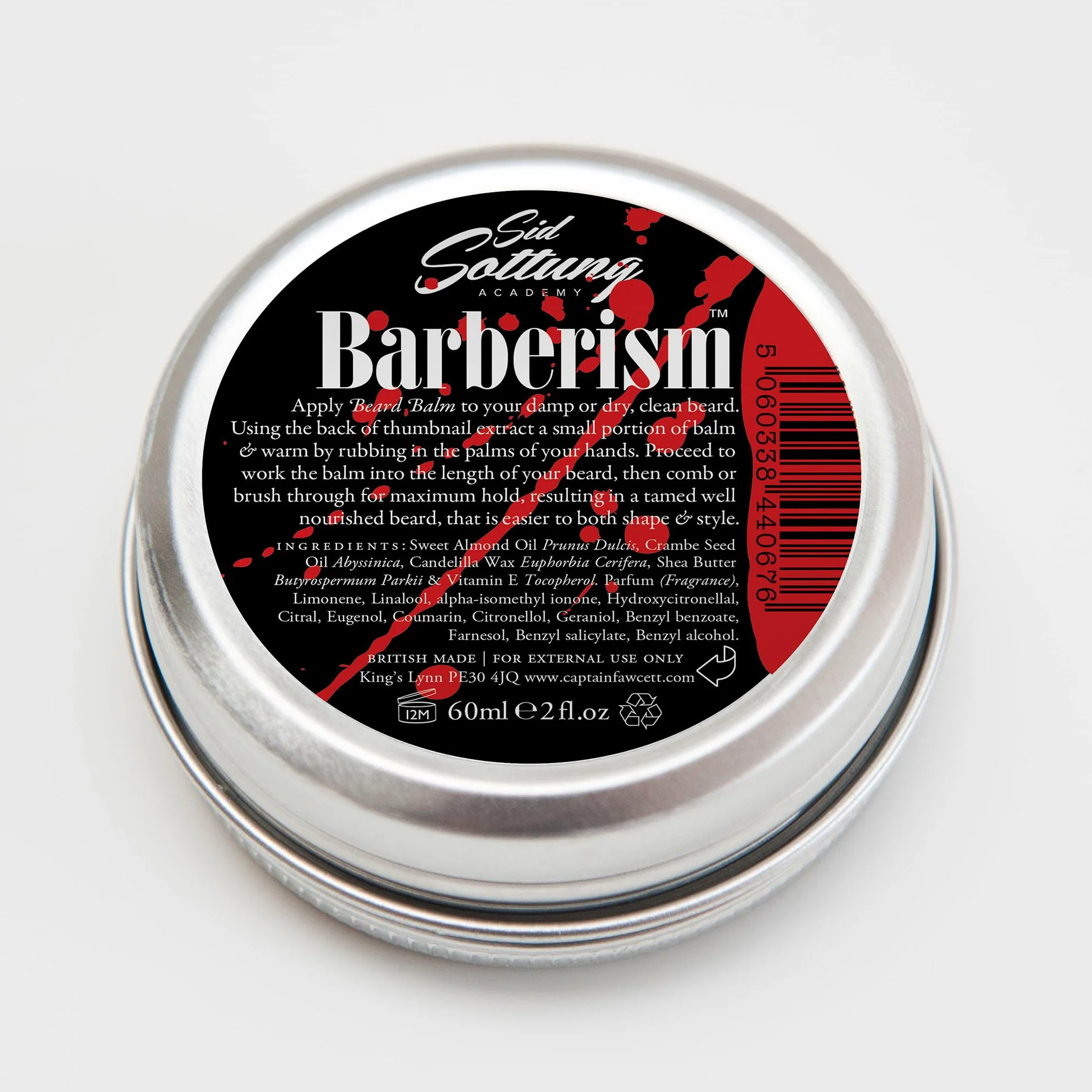 CAPTAIN FAWCETT Sid Sottung Baume à Raser 60 ml