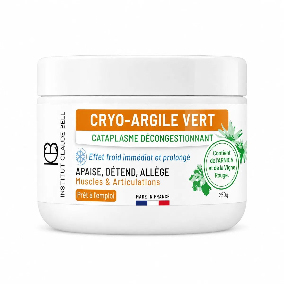 CRYO-ARGILE-Froid Actif Pot de 250 g