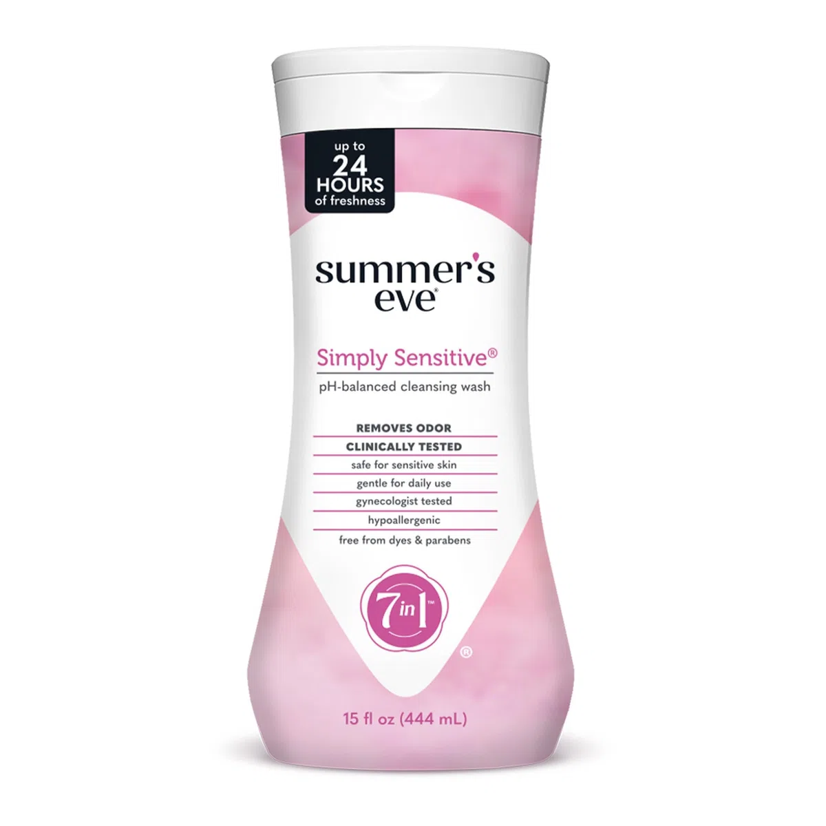 Summer's Eve Laver le nettoyage | Tout simplement Sensible | 15 Ounce | Lot de 1 | pH équilibré, Dermatologue & Gynécologue Testés
