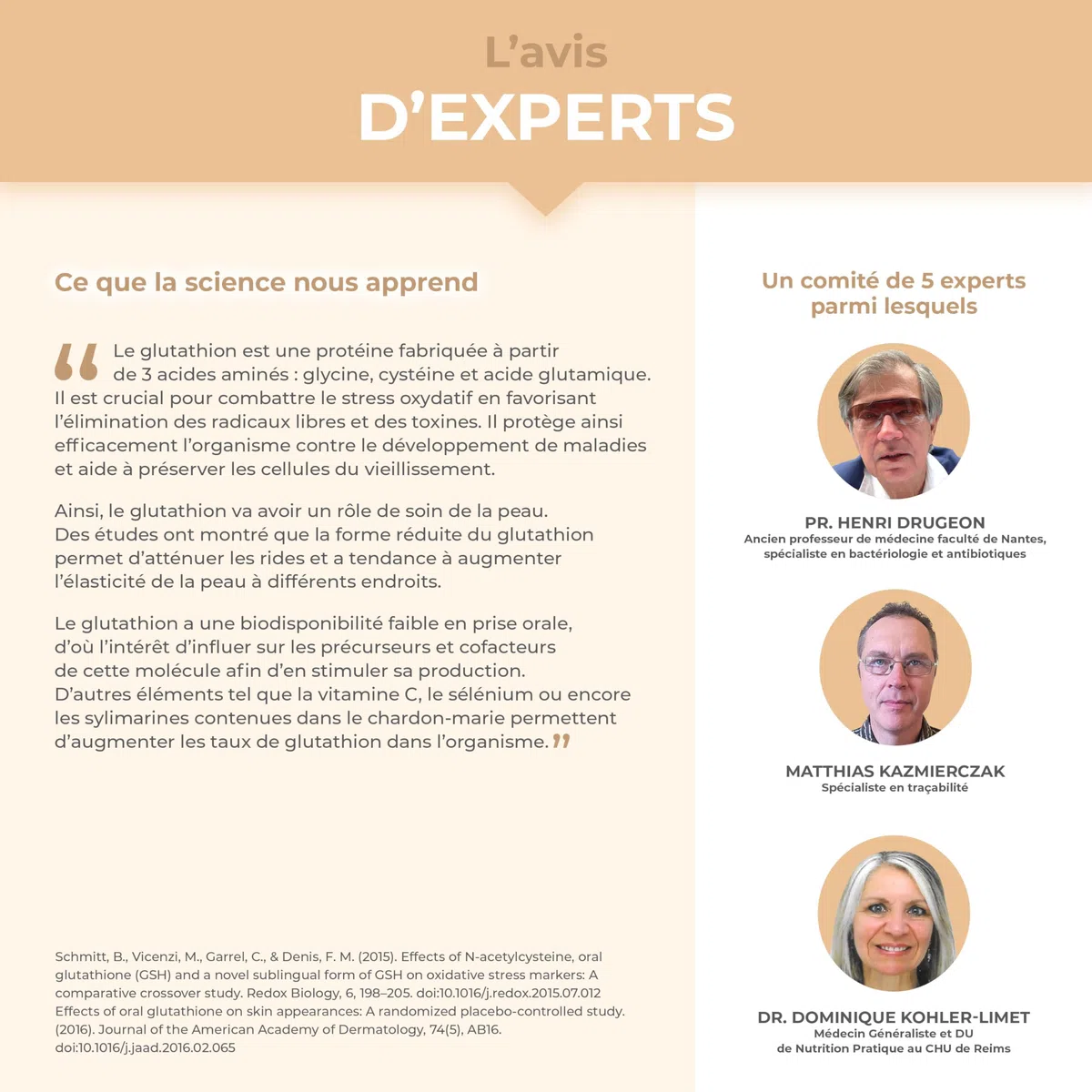 GLUTATHION - Réduit à 98% - Formule avec Précurseurs dont NAC + Vitamine C - Renforce l'Immunité, Antioxydant - Anti-âge, Peau Illuminée - 90 Gélules Vegan - Nutrimea - Fabriqué en France