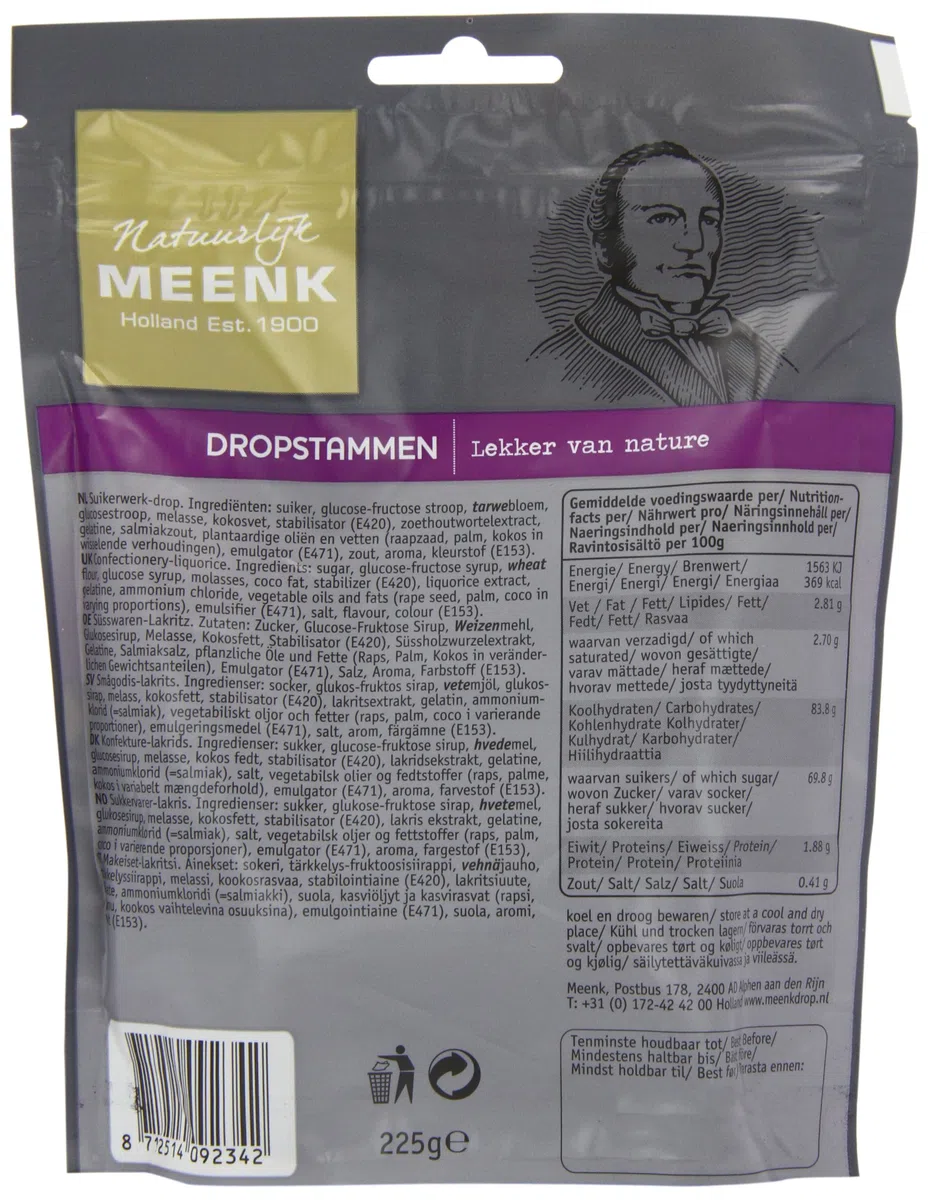 Meenk Lot de 6 tubes à réglisse