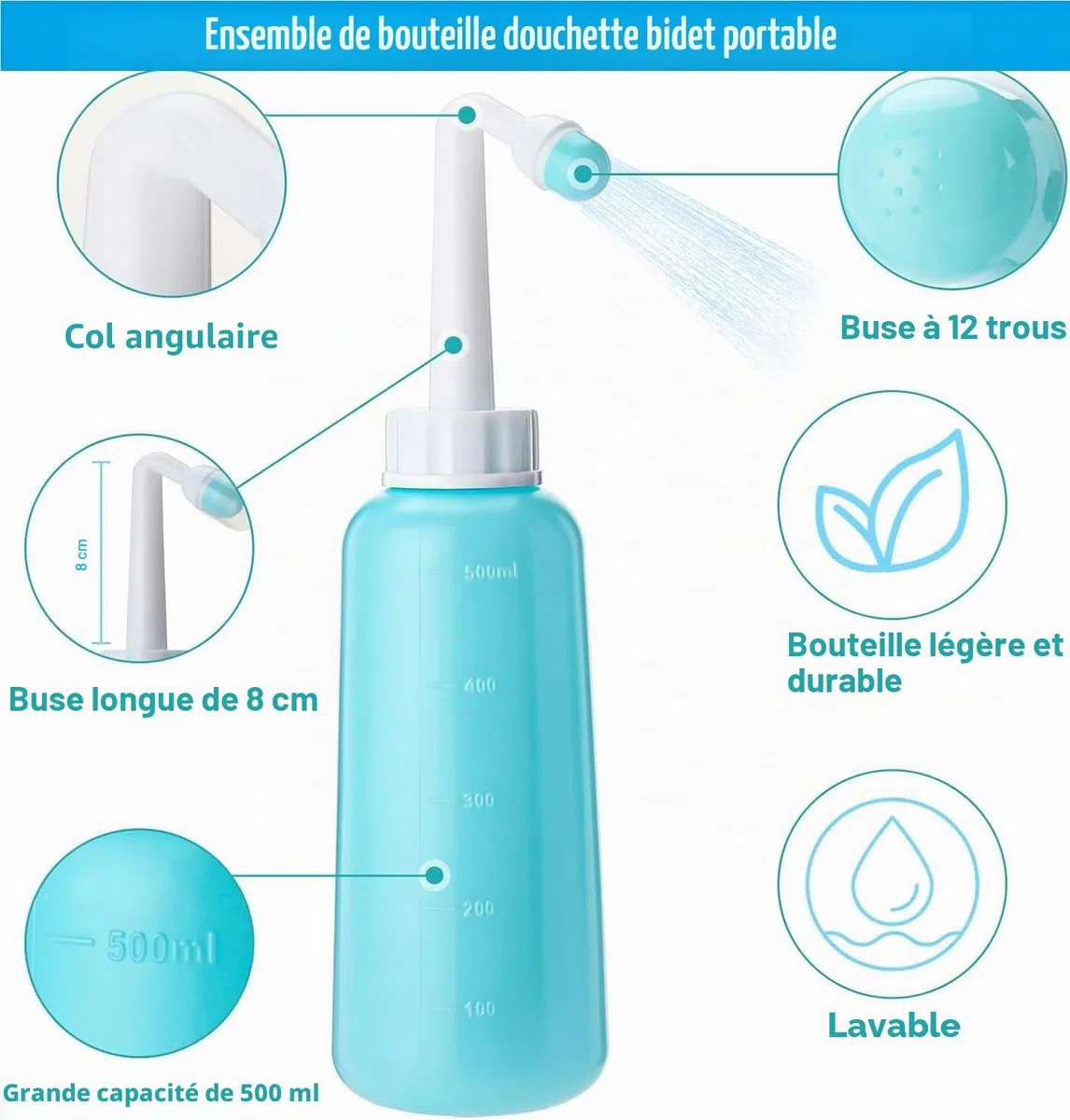 Outils de Toilette Pliables pour essuyer Les Fesses | essuie-fesses, aide à la toilette pour les personnes handicapées et les personnes âgées