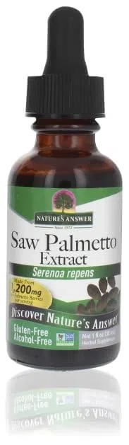 Natural Answer's Sawpalmeto Extrait sans alcool 2000 mg 30 ml