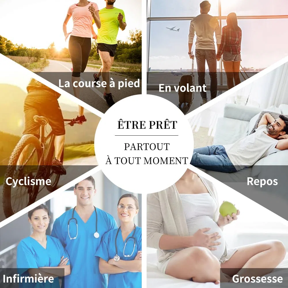 VARCOH - Bas de Contention Sans Pied 20-30 mmHg Pour Cuisses,bas de Contention Femme Soulagement et Soutien de Haute Qualité pour vos Jambes