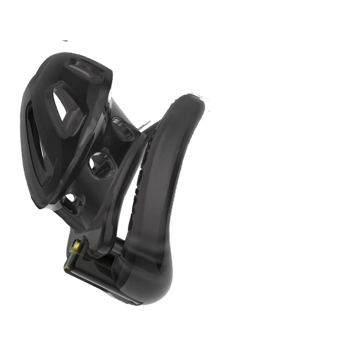 SM Ventilation Cage Pénis Ceinture de Chasteté Ensemble avec 4 Cockrings Cage de Chasteté avec Serrure Ouverte Ventilation Cage Pénis Cage de Chasteté avec Anneau Sex Toy(Schwarz,S)
