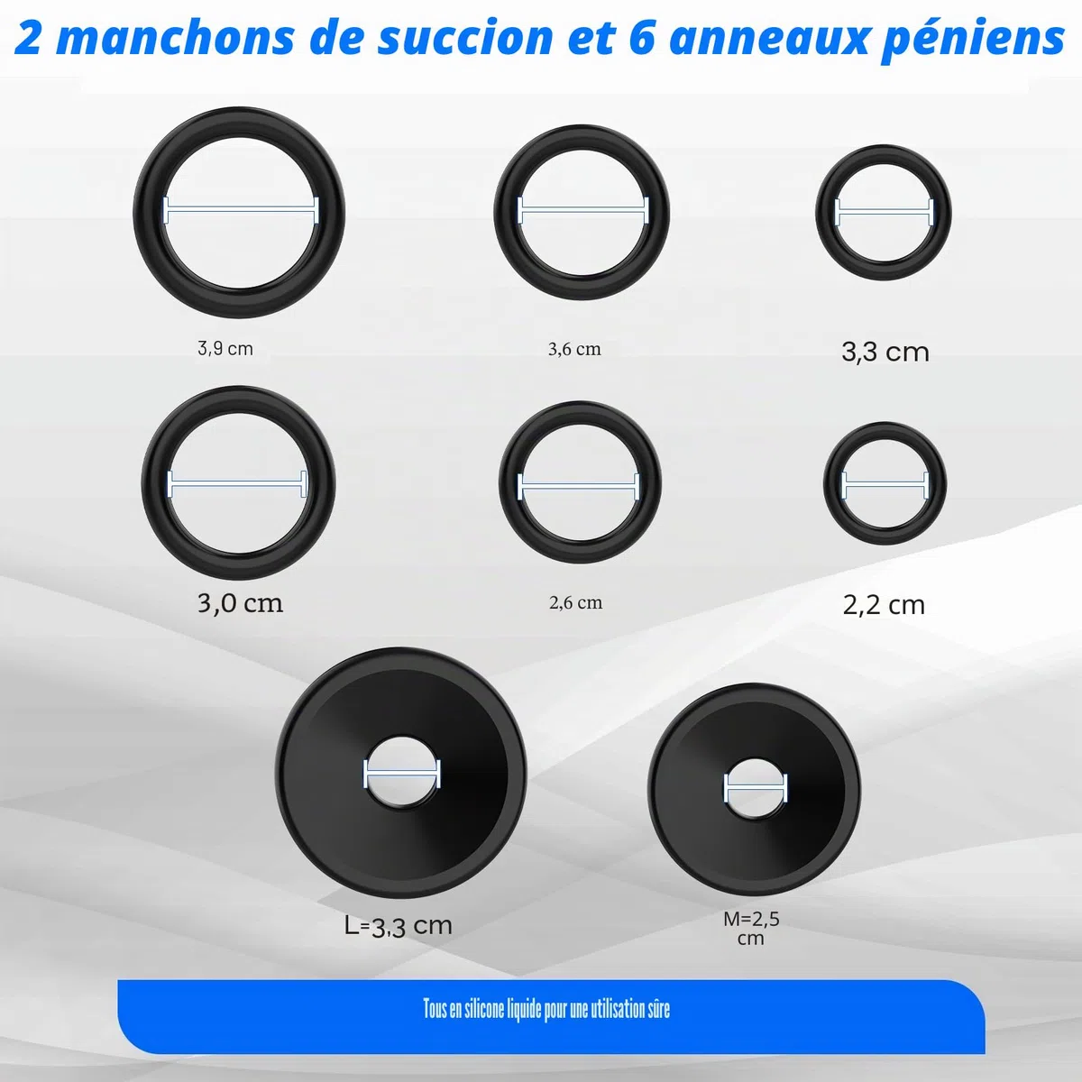 Pompe à pénis, jouet sexuel masculin pour hommes, pompe manuelle – Dispositifs de pompage et d’agrandissement du pénis, agrandissement du pénis pour de plus grandes érections avec masturbateur-cup et