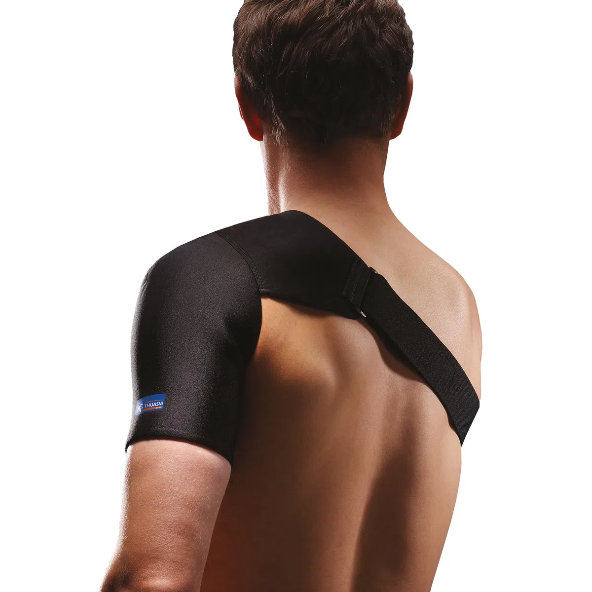 Thuasne Sport - Épaulière Néoprène - Traumatismes, États Inflammatoires, Luxation - Tissu Élastique, Coutures Plates