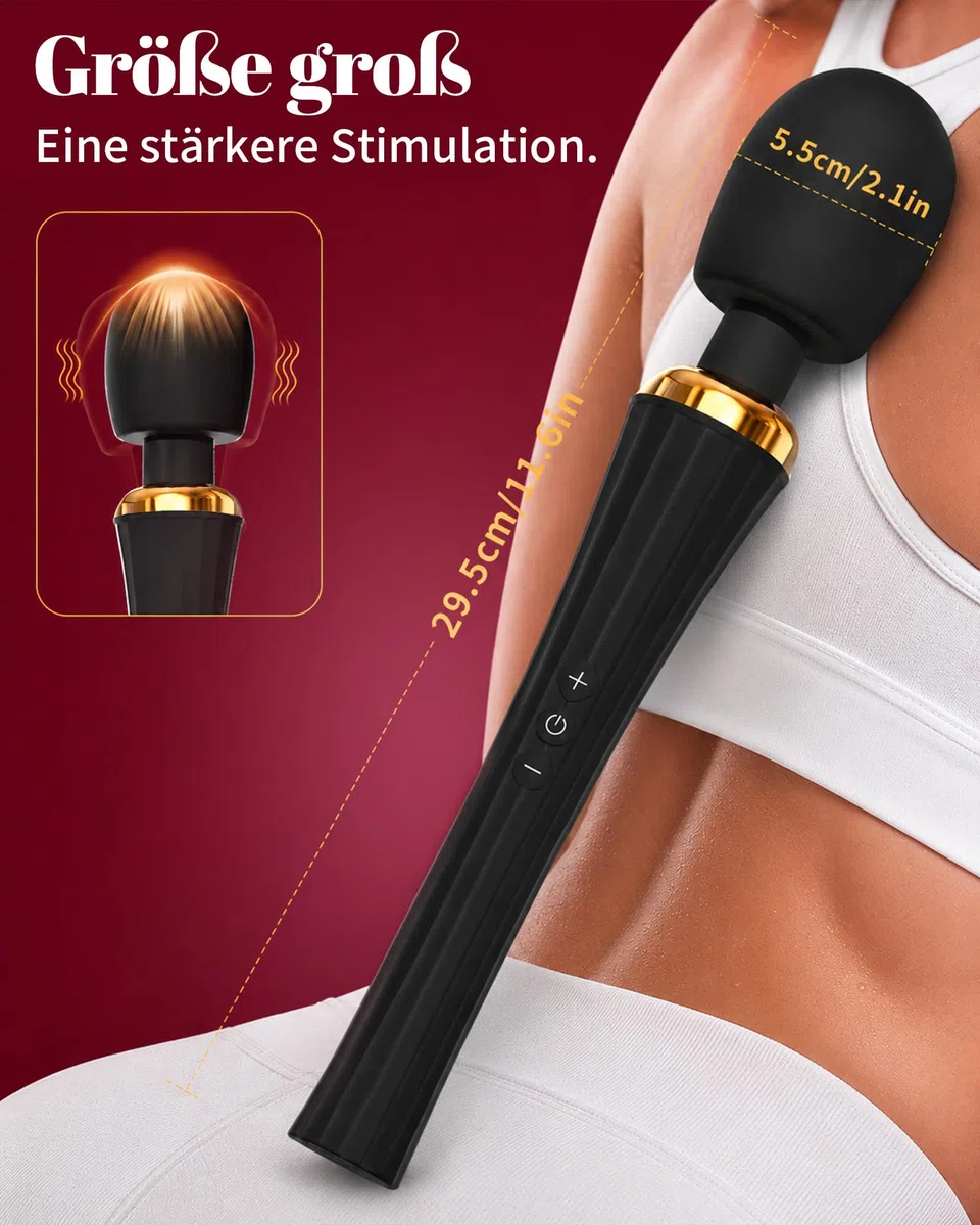 Gobeken Vibromasseur, femme clitoridien puissant Tête flexible, Vibromasseurs Sex toýs homme couple fem 5 fréquence, Sextoyse femme clitoridienne 3 intensité, Gode vibro-masseur Sex toys Vibro noir