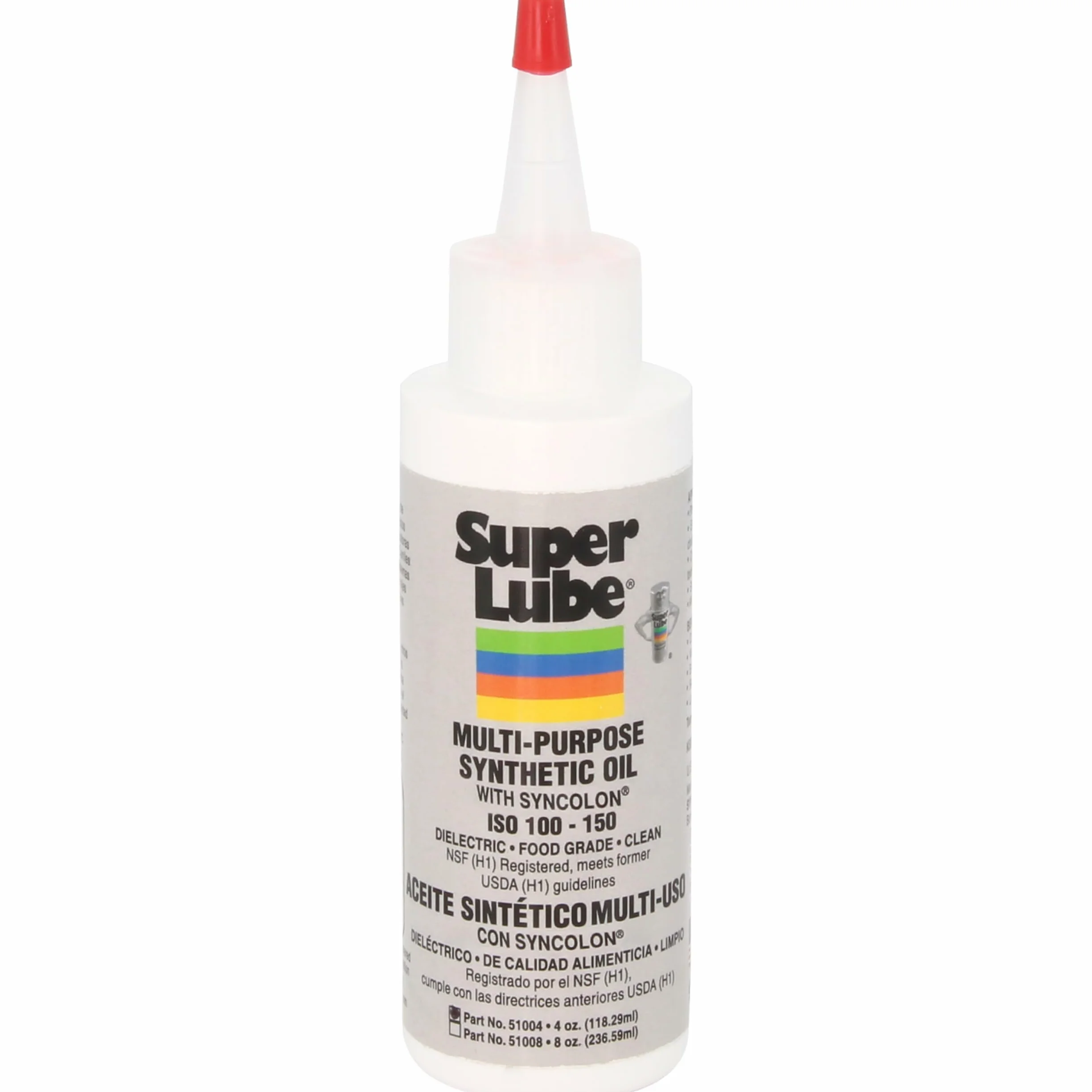 Super Lube 51004 Synthetic Oil with PTFE, High Viscosity, 4 oz Bottle