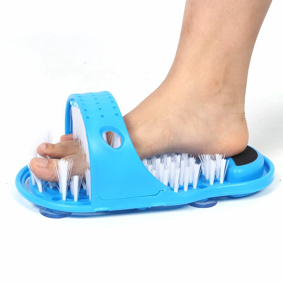 Brosse De Laveuse De Nettoyage De Pieds De Laveur De Pied De Douche Avec Ventouse, Nettoyant De Pied Douche Brosse Pied Douche Pour Coller Sur Le Sol Douche Spa Massage