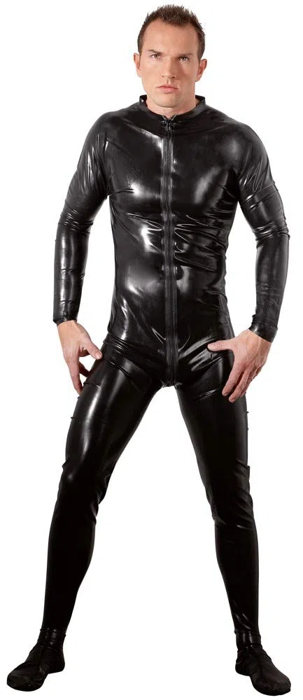 Late X Combinaison en latex pour homme, XL