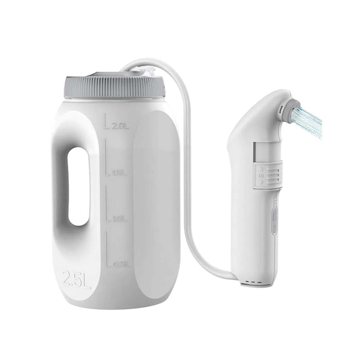 Bidet Portable 2.5L,Douchette Intime Maternité Electrique Rechargeable,Douche Intime PéRinéE Bidet à Main,pour HygièNe Personnelle,Hemorroide,Soins Post Partum,pour Hommes Et Femmes