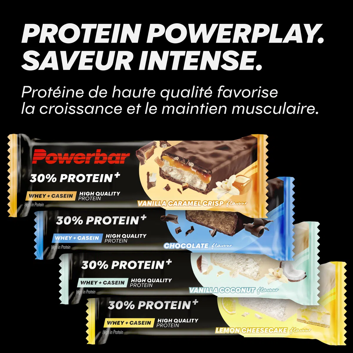 PowerBar Protein Plus Barre 30% Proteinplus Goût Chocolate 15 Barres