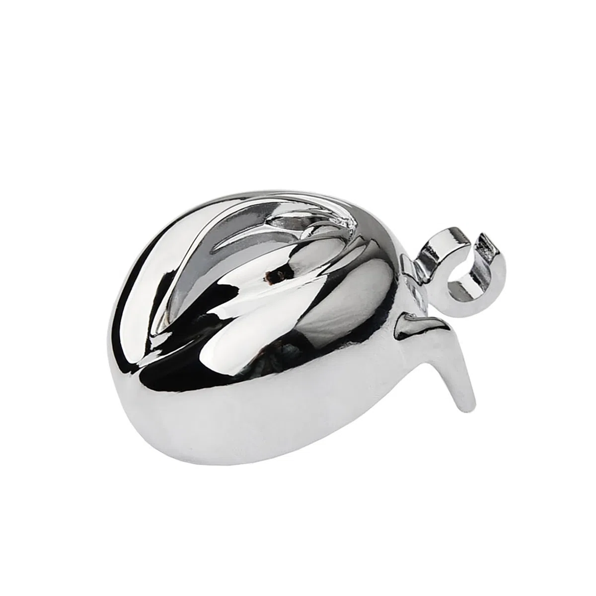 Cage à pénis en acier inoxydable Sissy - Design réaliste, cage de chasteté respirante et sûre pour hommes avec anneau pénien et clé, 45 mm (B)
