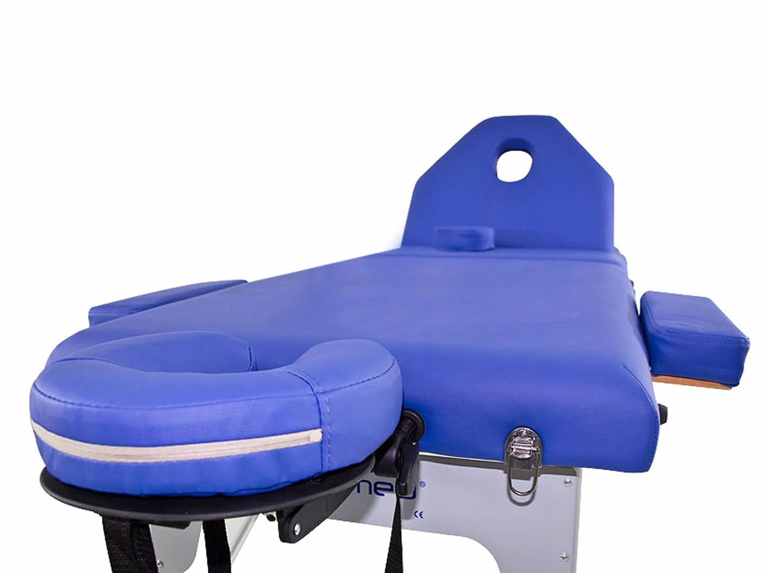 Table de Massage Pliante QUIRUMED Elite Aluminium, 186 x 66 cm, Couleur Noir, Table de Massage, Similicuir, Revêtement Haute densité, Léger, Réglable en Hauteur, Réglable en Hauteur