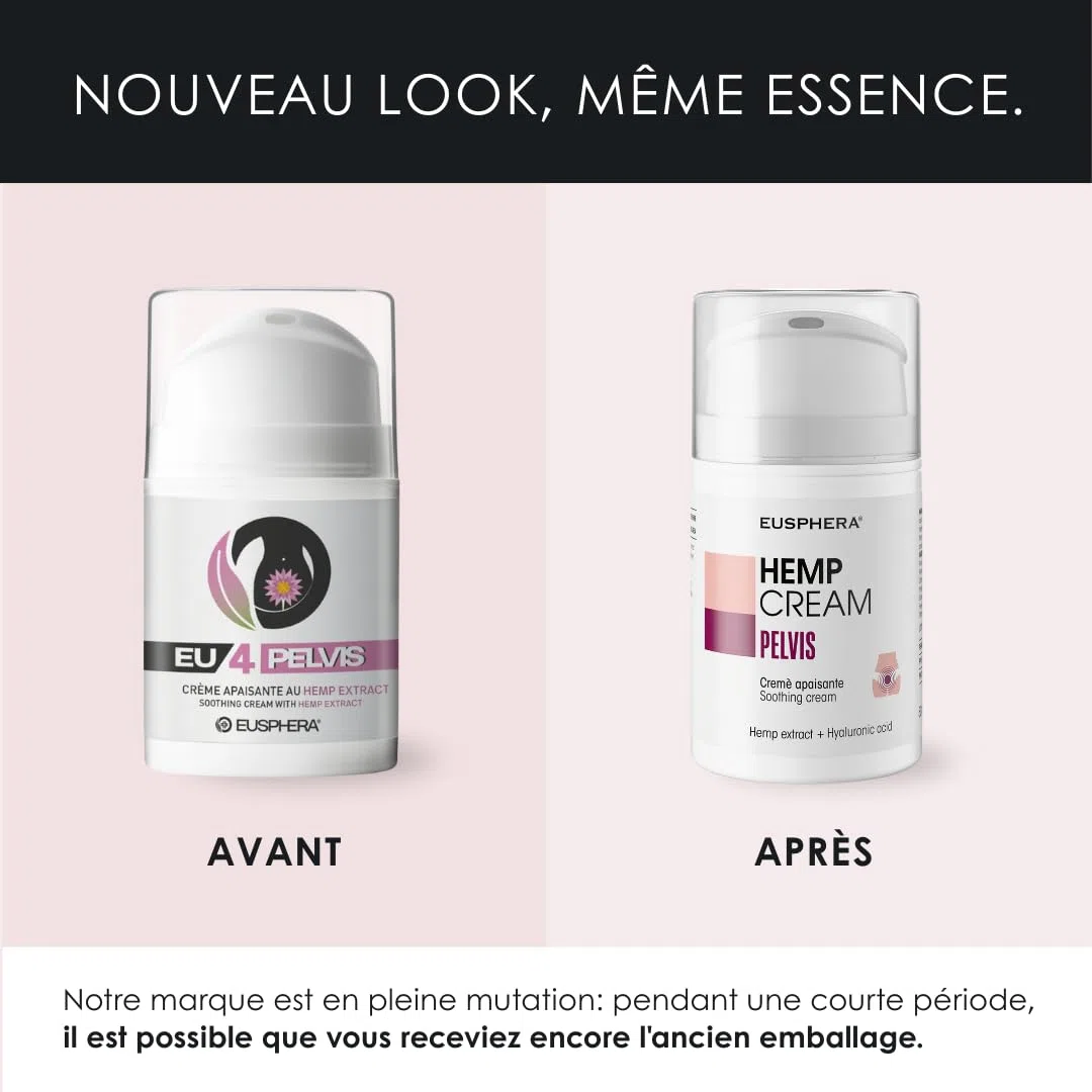 EU4PELVIS Creme Intime Femme Anti Demangeaison pour Mycose Vaginose, Vaginose Bactérienne, Sécheresse Vaginale, Creme Apaisante Intime Naturelle, Soin Intime Femme Quotidien, 50ml