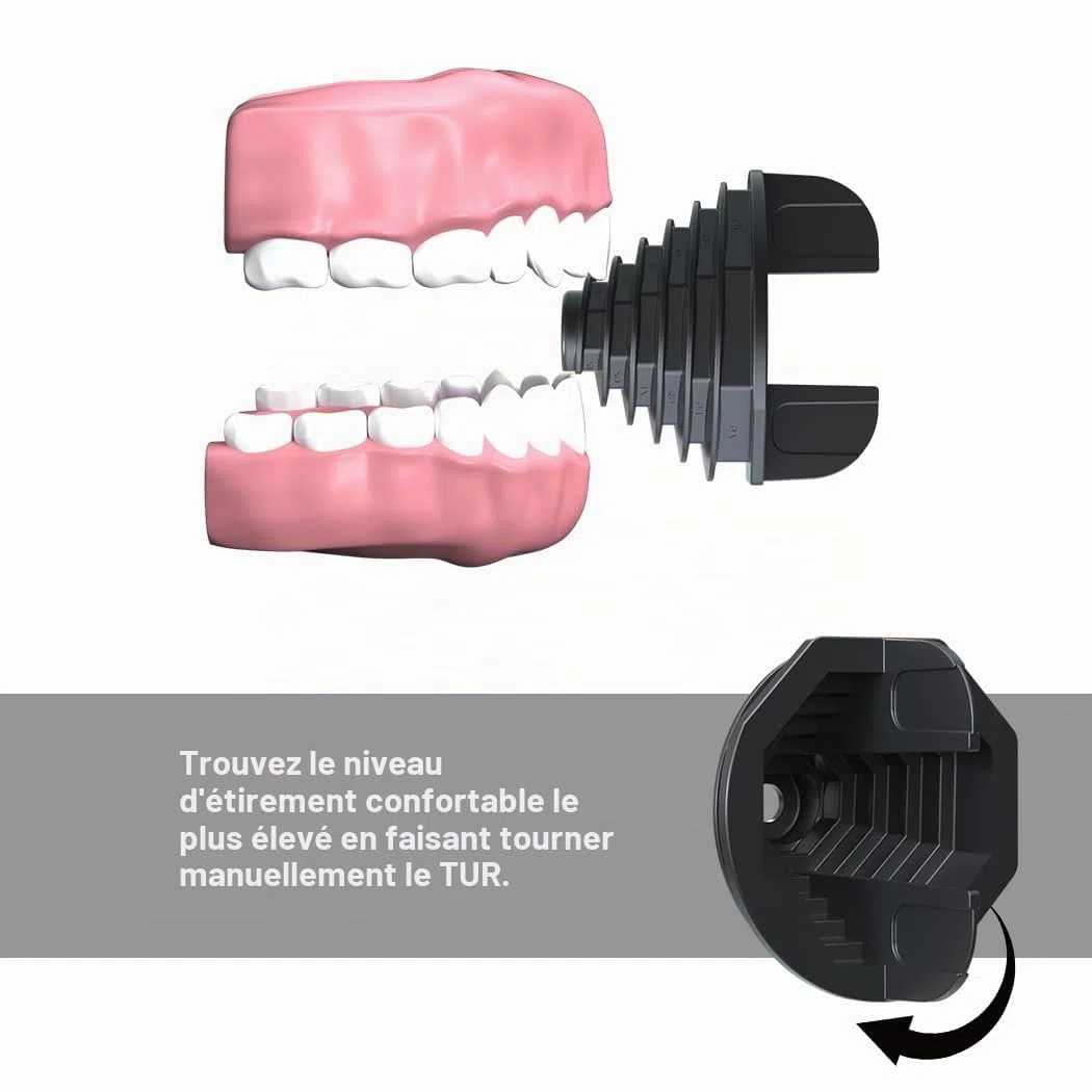 KOHEEL TUR Produit De Soulagement De La Douleur Pour TMJ (L'ATM), Le Grincement Et Le Serrement Des Dents, Les Maux De Tête, Le Trismus Et Le Bruxisme Causés Par Les Muscles De La Mâchoire Serrés