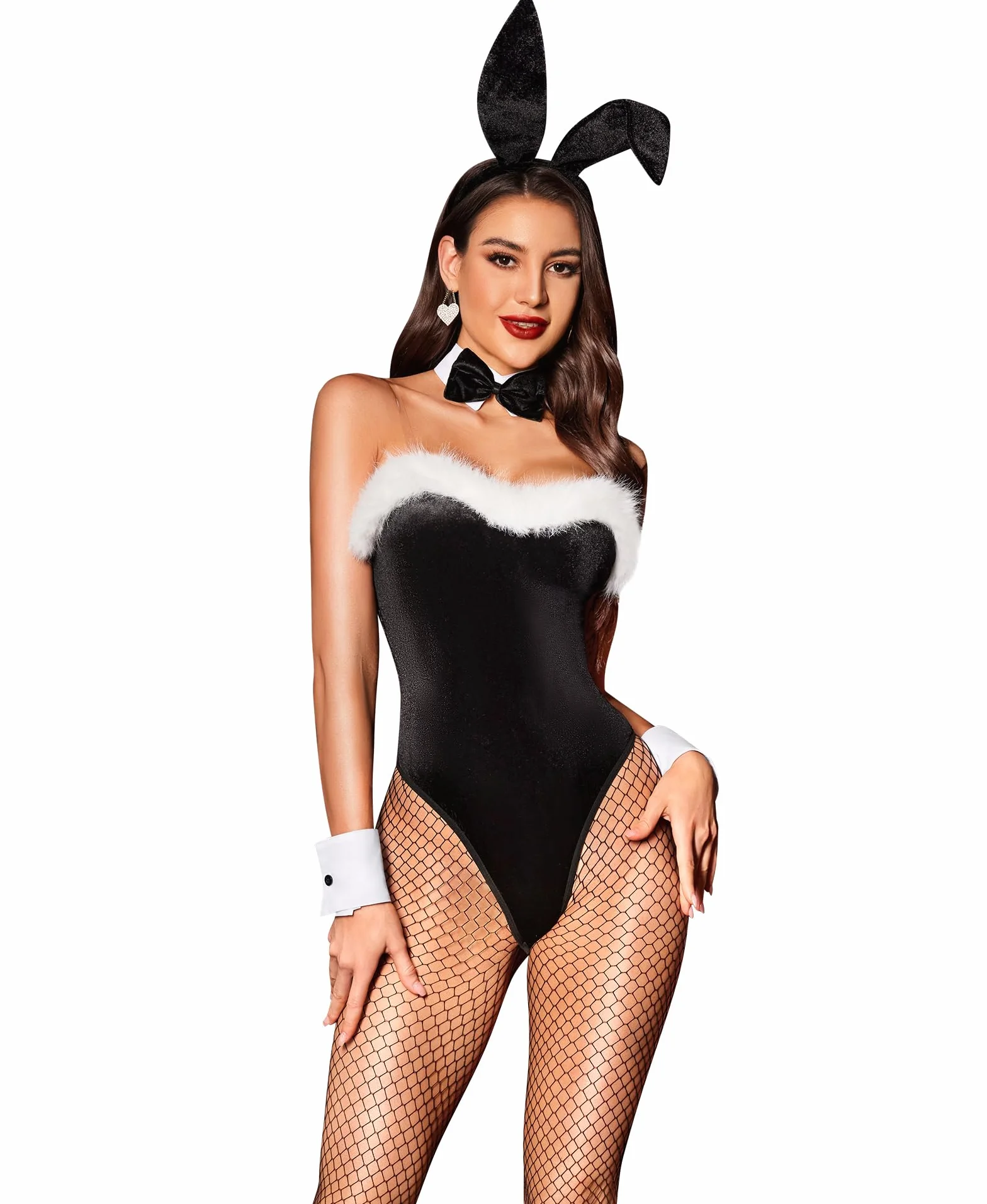 RSLOVE Halloween Costume Femme Sexy - Bunny Girl Cosplay Bunny Costume Deguisement Femme