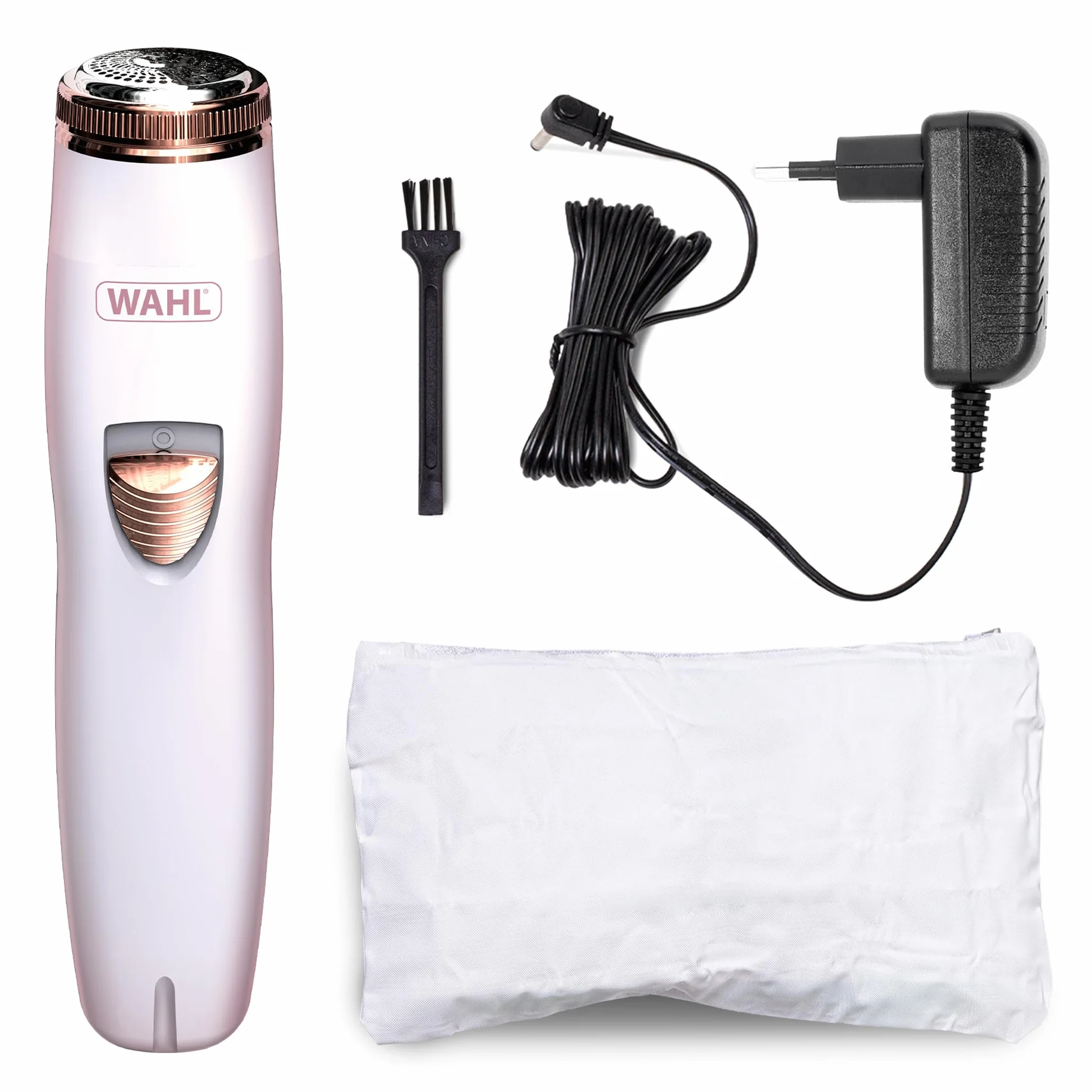 WAHL Facial Hair Remover, rasage des poils du visage pour femmes, rasoir pour la lèvre supérieure, les joues et le menton, élimination du duvet, rasage indolore, rasoir rechargeable