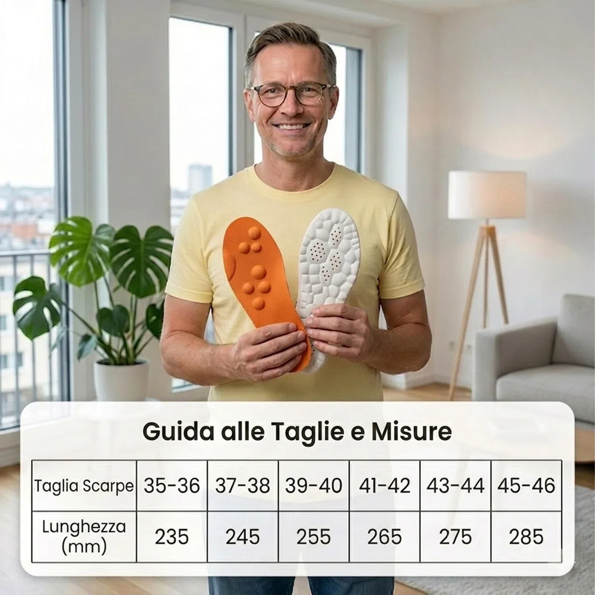 Semelle Kollo, Semelle Kollo Acupression, Soulagez Vos Pieds Des LePremier Pas, Confort De MassageToute La Journee (Orange, 37-38)