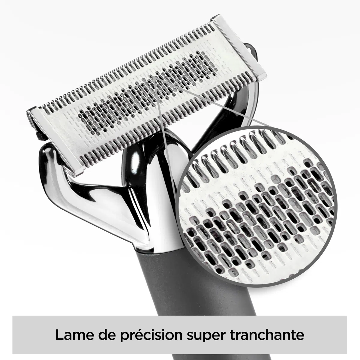 BaByliss Tondeuse barbe et rasoir électrique X-Blade, Lames ultra-aiguisées, Tête flexible à 50°, 4 sabots de 1 à 5mm, Sans fil batterie lithium, 100% Waterproof, OT996E