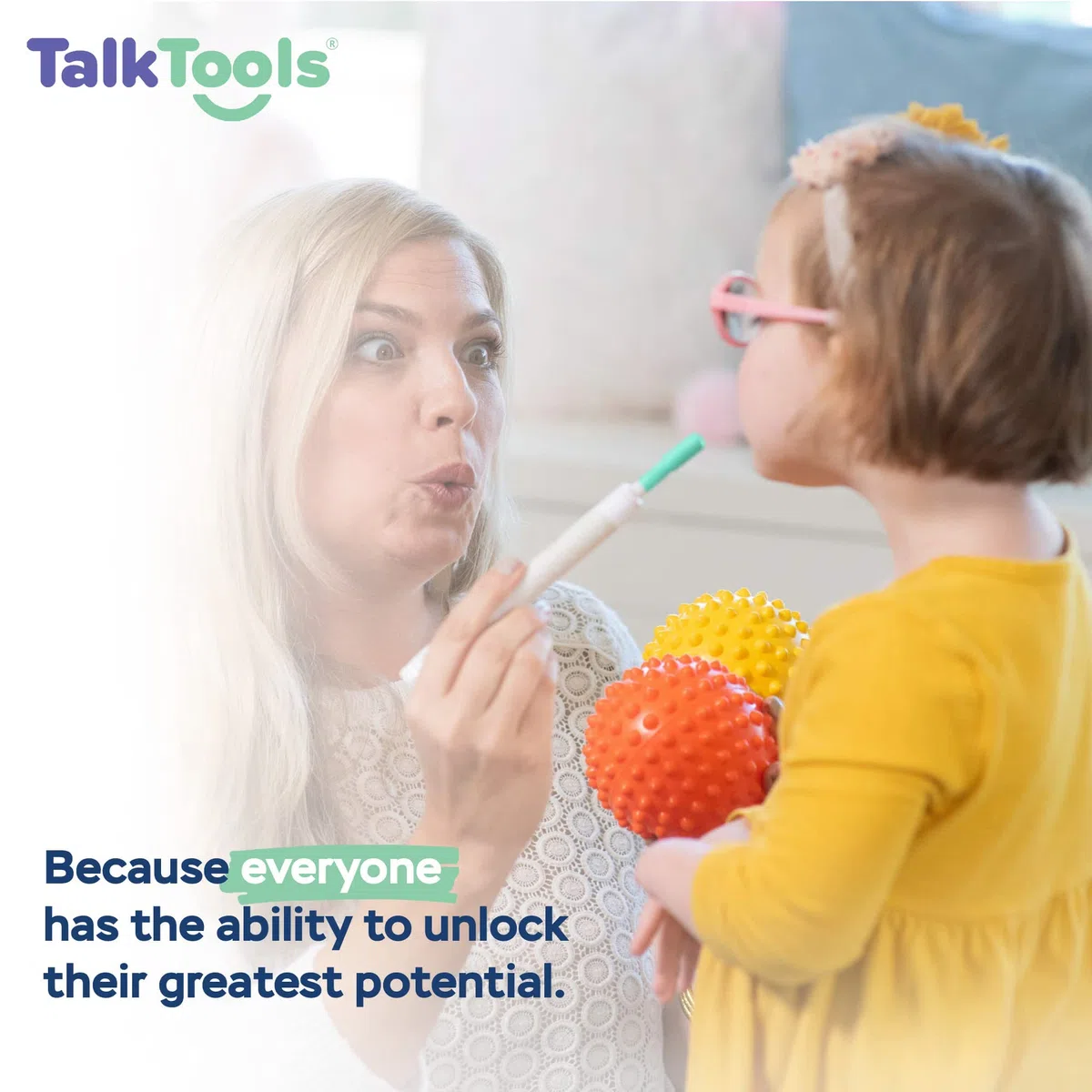 TalkTools Sensi Tip - Pour enfants autistes, TDAH, orthophonie - Améliore la morsure, la mastication et la force de la mâchoire - Passe au lave-vaisselle (vert, 1 pièce)