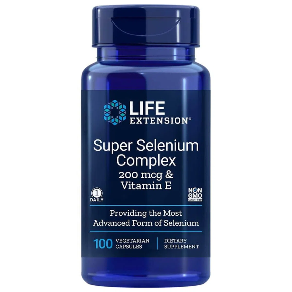 Life Extension, Selenium Complex & Vitamine E (Complexe de Sélénium), 100 Capsules végétaliennes, Sans Gluten, Végétarien, Sans Soja, Sans OGM