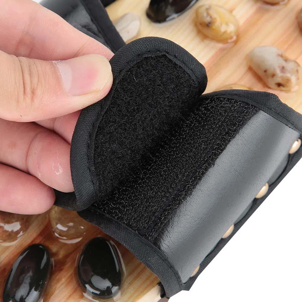 Pantoufles de massage des pieds, sandales d'acupuncture en pierre de galet pieds Relax chaussures tapis relaxant réflexologie outils de massage soins de santé pour(39-40)