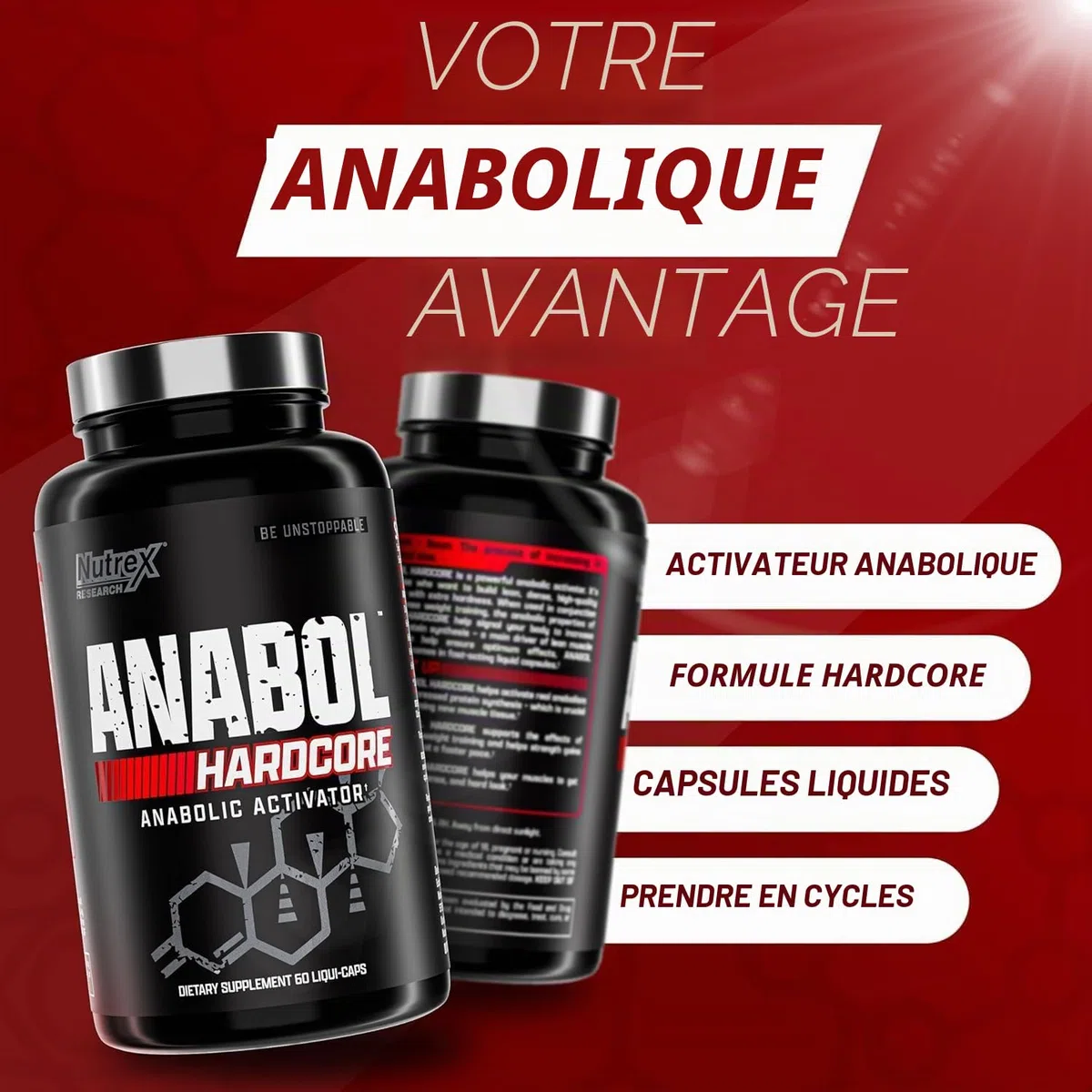 Nutrex Research Anabol Hardcore 60 Capsules