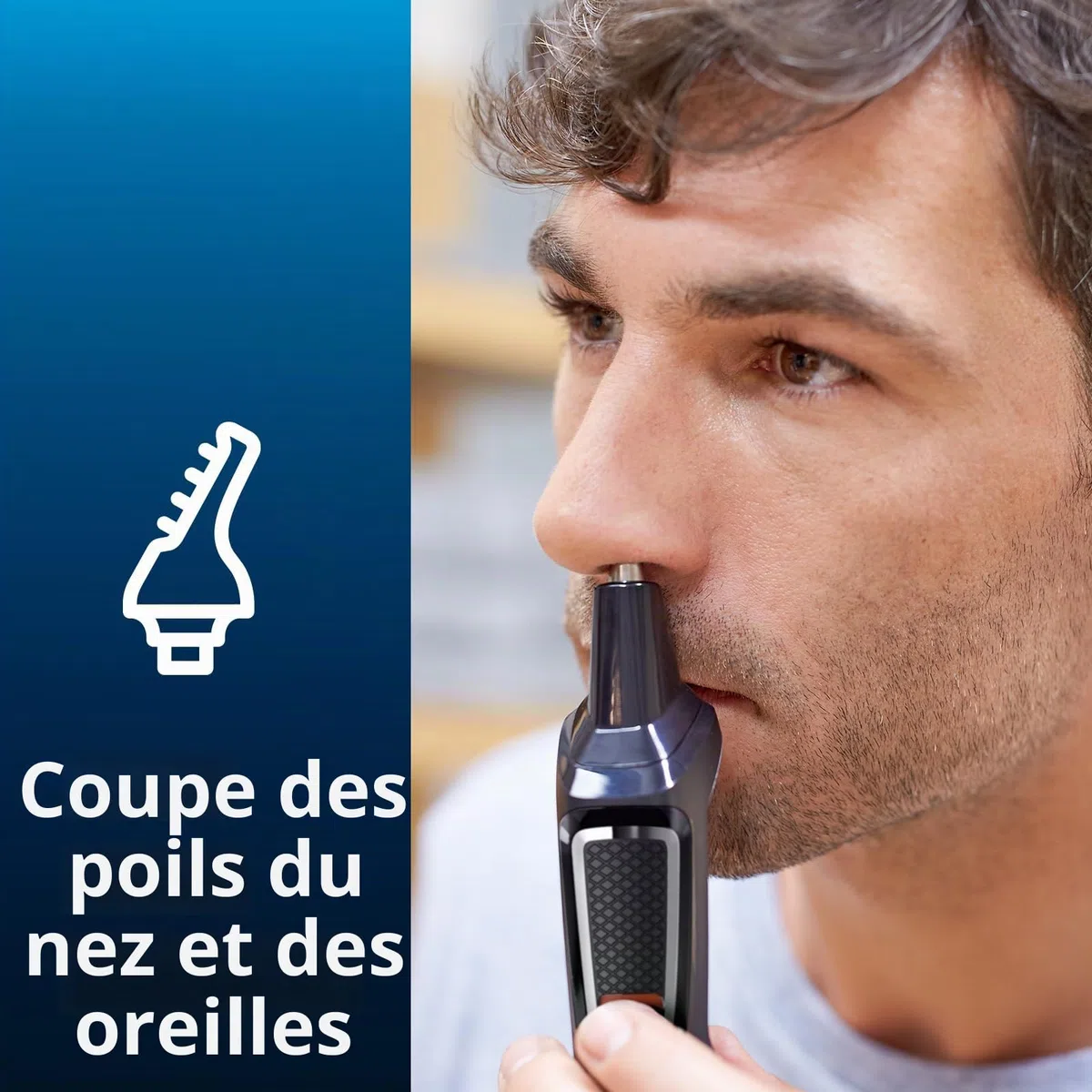 Philips Multigroom Série 3000, Tondeuse Multi-styles 7-en-1 pour Visage, Cheveux et Corps avec Technologie DualCut (Modèle MG3720/15)