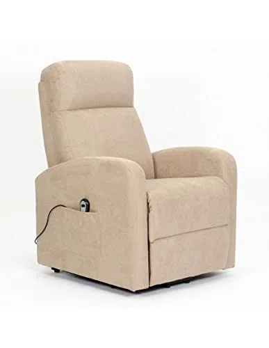 Chanel1 Fauteuil Electrique releveur Dispositif Médical 2 Roues siège à Micro-Ressorts Doux fauteuils pour Personnes âgées Fauteuil de Relaxation Camel