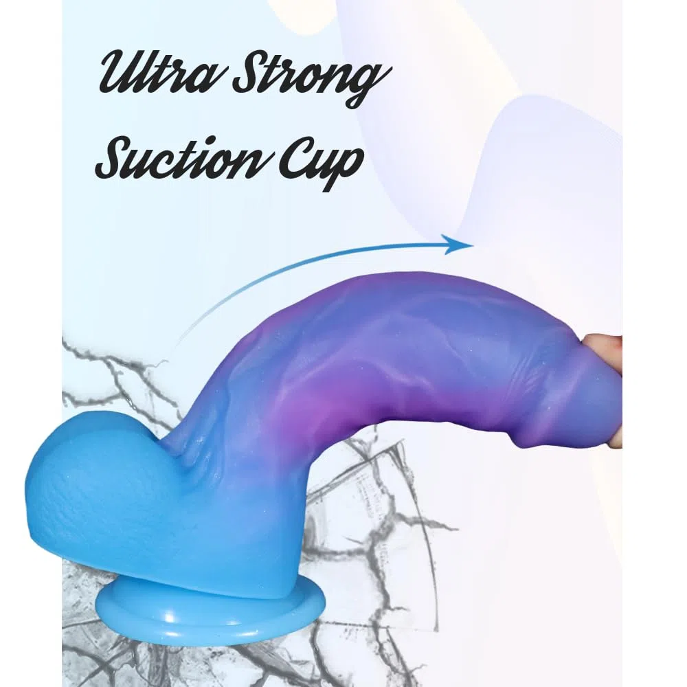 Godemichet Réaliste Épais 20 cm Point G & Anal, Ventouse, Harnais Strap-On | Silicone Liquide, Ventouse Pour Utilisation Mains Libres Ou Harnais Strap-On Pegging, Plaisir Vaginal Anal, Jouets Sexuels