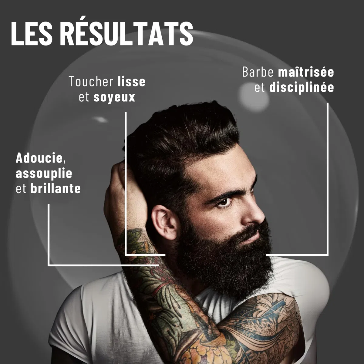Fauvert Professionnel Sérum Barbe - Soin Barbe Homme Nourrissant & Adoucissant - Produit Barbe Homme - Huile d’Abyssinie et Huile Essentielle de Menthe Poivrée - Fabriqué en France - 100 ml