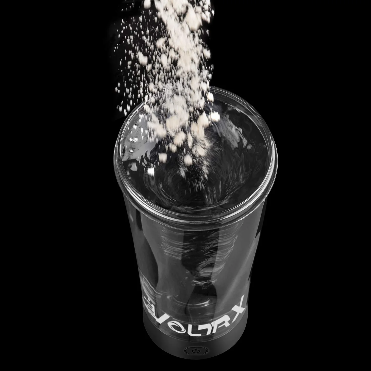 VOLTRX électrique Protéine Shaker, portable Vortex mélangeur, shaker tasse rechargeable par USB pour boissons protéinées, fabriqué avec Tritan, sans BPA, 600 ml