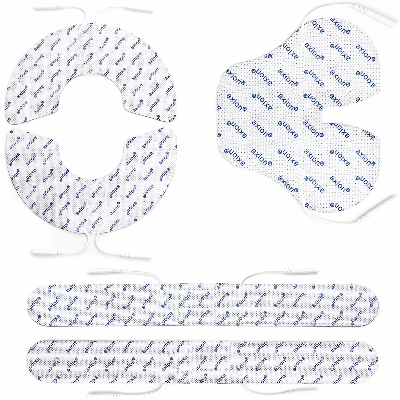 Set d'électrodes compatibles électrostimulateur TENS EMS | pads contre mal de dos | Soulage douleurs dorsales, nuque et épaules | patch avec connexion filaire de 2 mm | électrostimulation