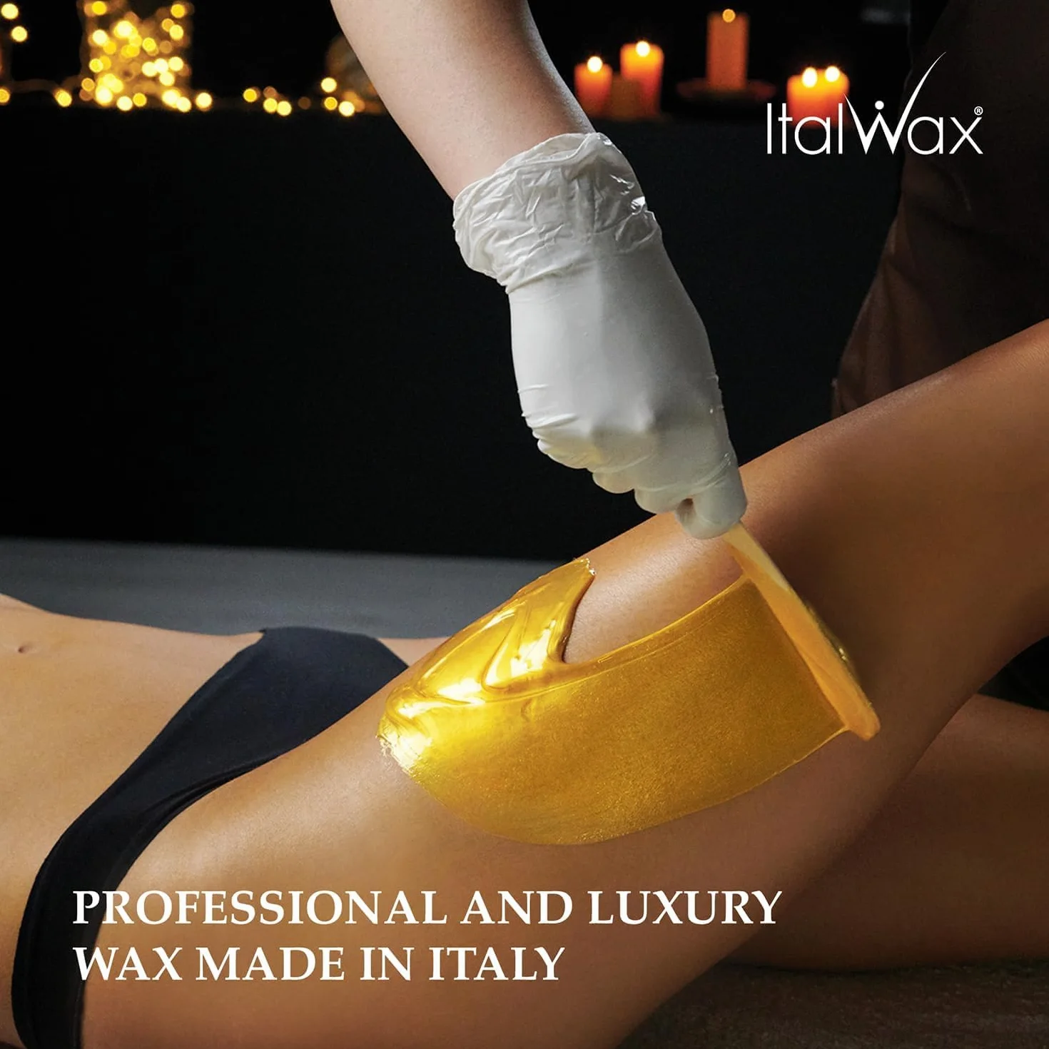Italwax Luxury Full Body - 1Kg - Cire pelable pour l’épilation sans bandes - Formule sans colophane idéale pour les peaux sensibles - Recommandé pour tout le corps