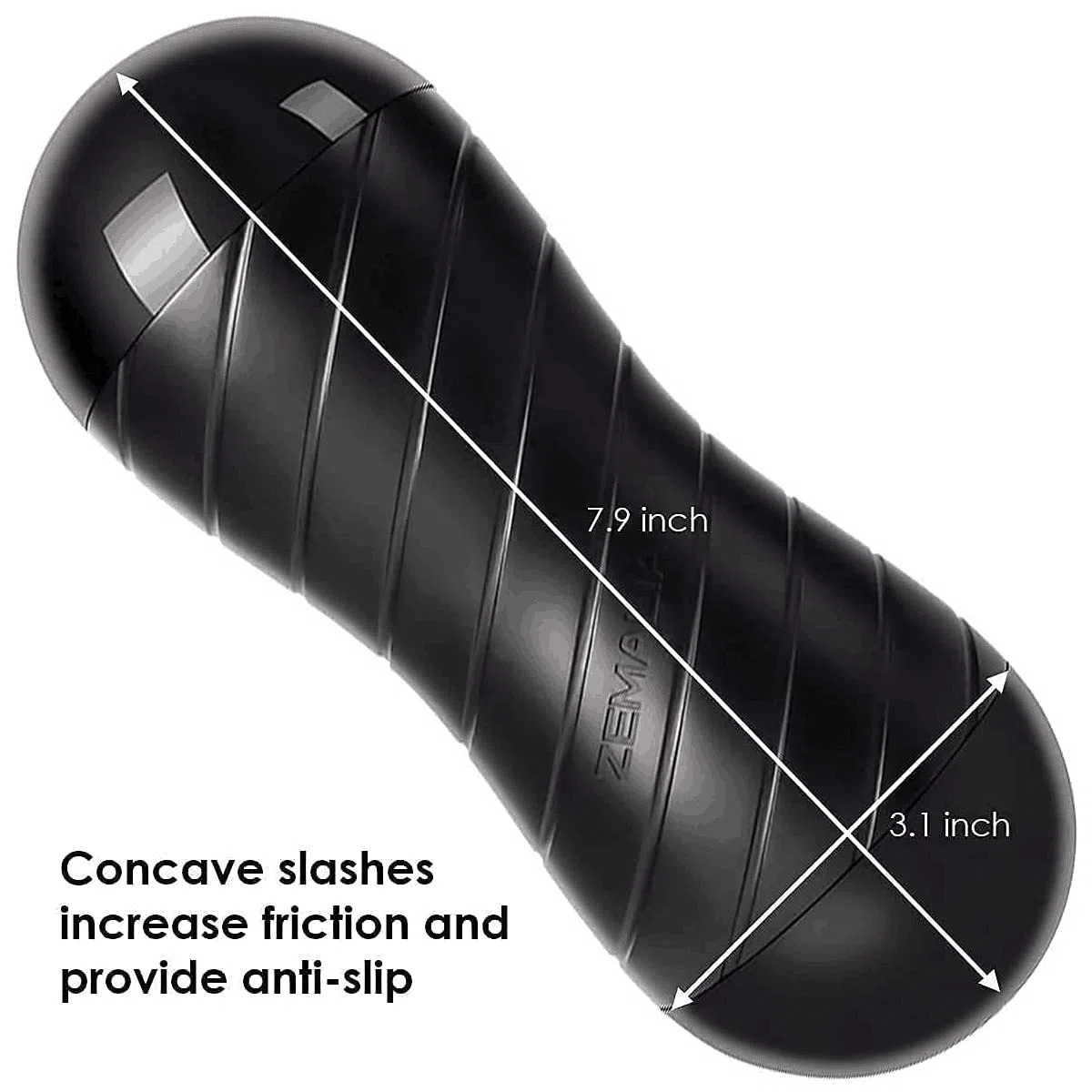 Zemalia masturbateur pour hommes avec vagin réaliste et bouche avec langue
