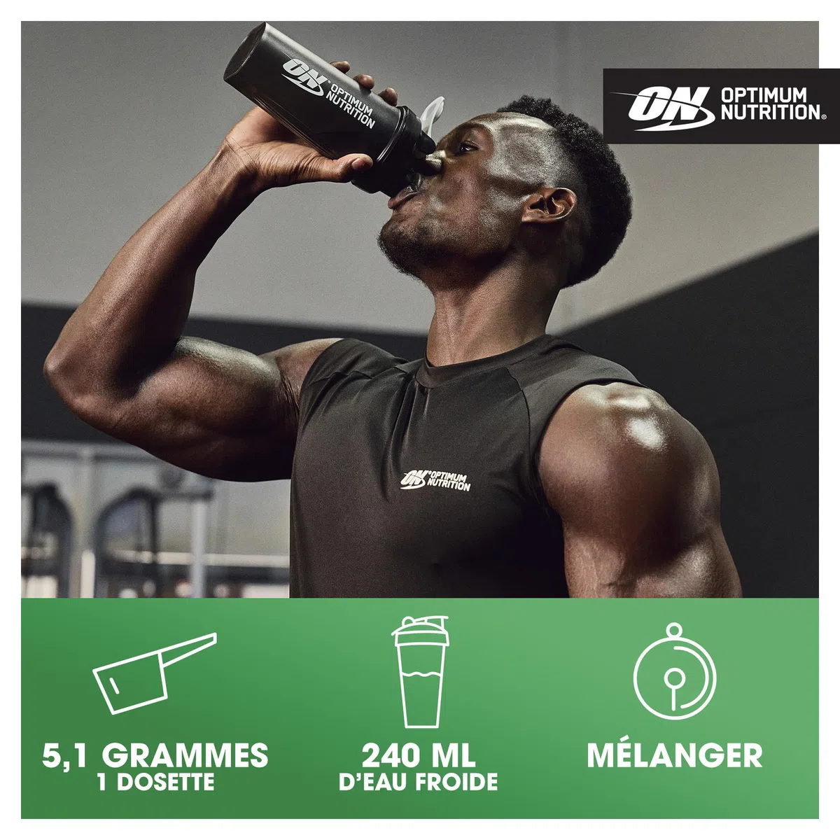 Optimum Nutrition Glutamine en poudre, Acide aminé l-Glutamine en poudre, complément alimentaire pour shake Post et Pre Workout, non aromatisé, 123 portions, 630 g