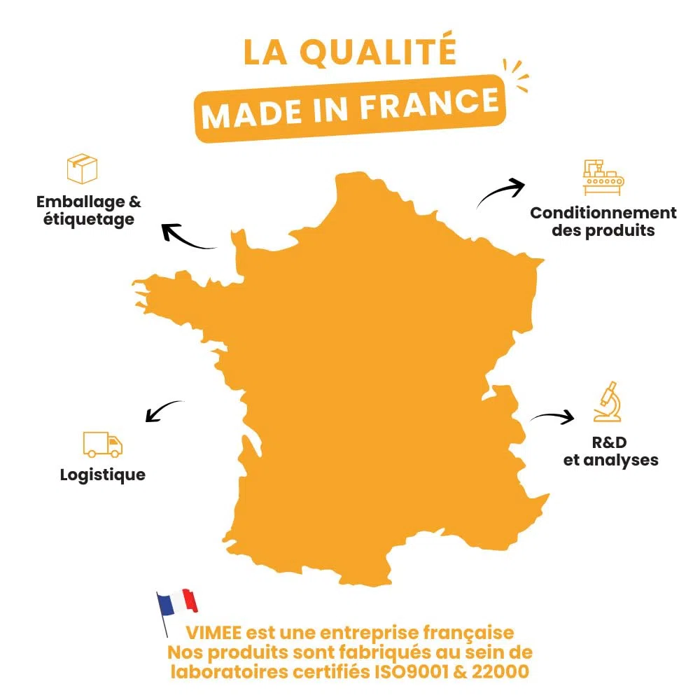 Lécithine de Soja en Poudre Vimee - Complément et Additif Alimentaire à Base de Phospholipides de Soja - Foie, Cerveau - 500 G - 500 Jours