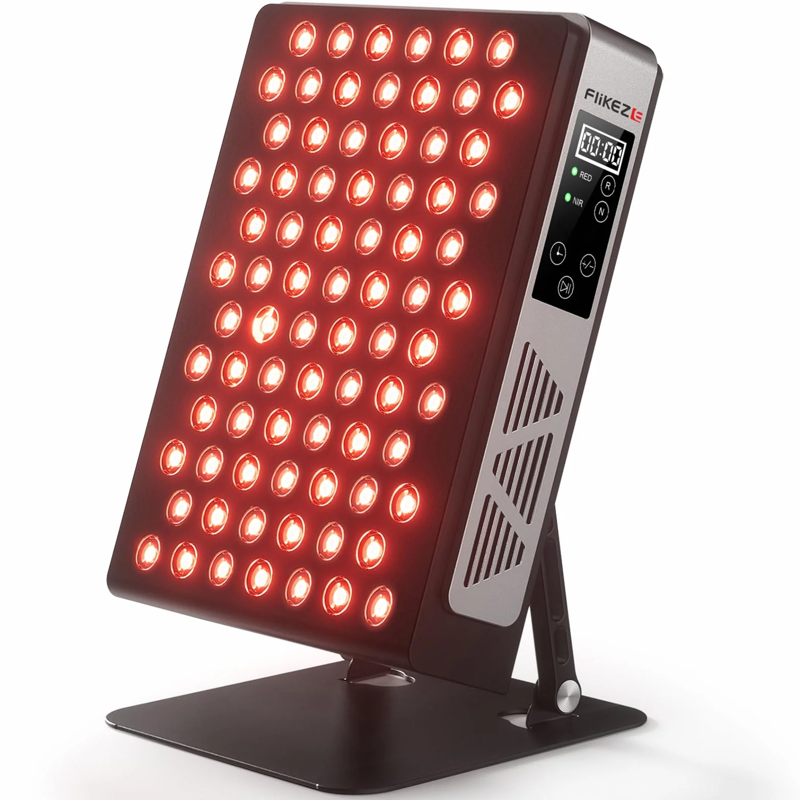 FliKEZE Thérapie par lumière rouge, 78 LED à double puce, 660 nm et 850 nm, lampe infrarouge proche infrarouge