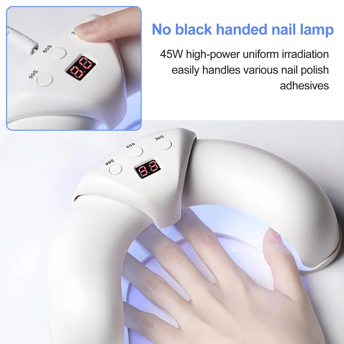 Appareil laser contre les champignons des ongles - Pour plusieurs ongles des mains et des orteils - Pour ongles endommagés et décolorés