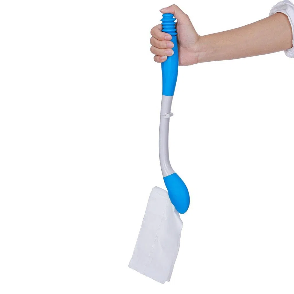 predolo Aides à L'auto-essuyage Des Toilettes, Aide Aux Toilettes Pince pour Papier Toilette, Aide à L'essuyage des Toilettes Pliable, pour Femmes Enceintes, Handicapées, Blessées