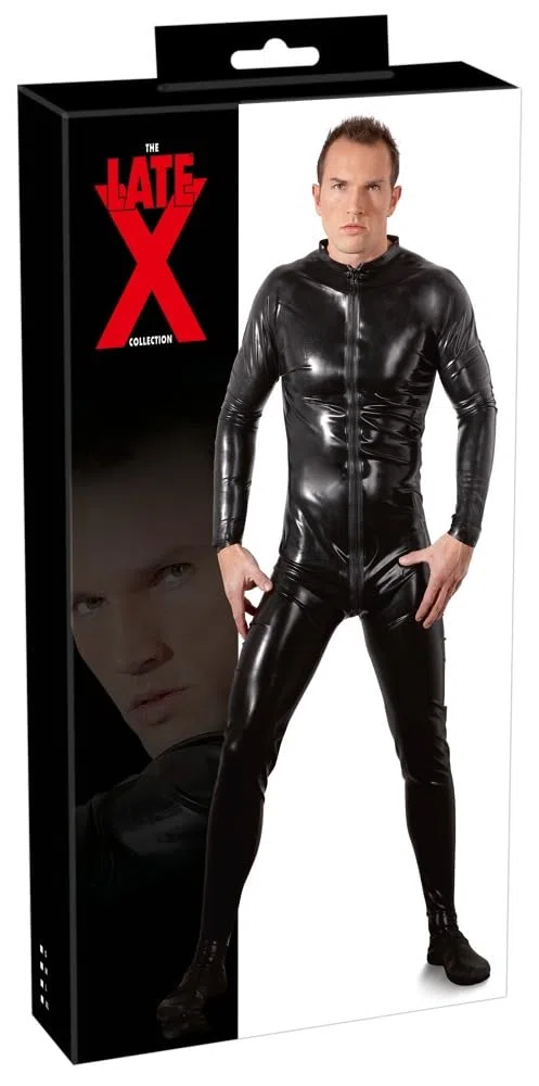 Late X Combinaison en latex pour homme, XL