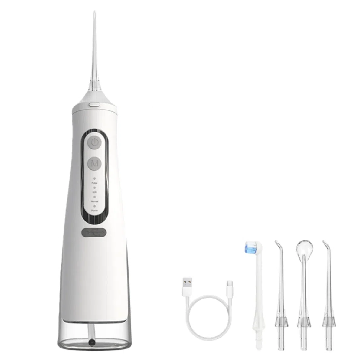 Oryzom Hydropulseur Sans Fil Pour Un Soin Dentaire,Hydropulseur Dentaire,Jet Dentaire,Buccal Optimal 5 Modes,4 Embouts Réservoir De 300 Ml Étanchéité Ipx7 Jet Dentaire Pour Gencives