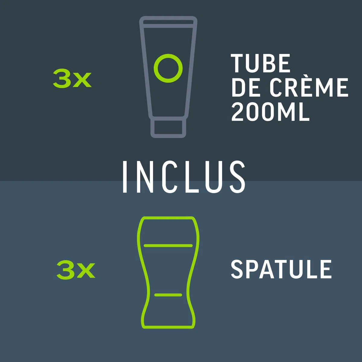Veet Crème Dépilatoire Homme Peaux Normales - Lot de 3