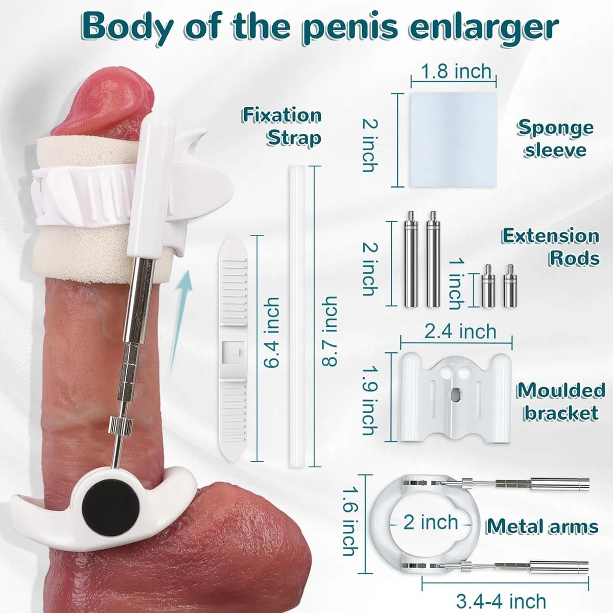 Extenseur de Pénis Masculin Pompe à Pénis, Exerciseur de Pénis Masturbeuse l'agrandissement du Pénis Sextoys Adultes for Hommes