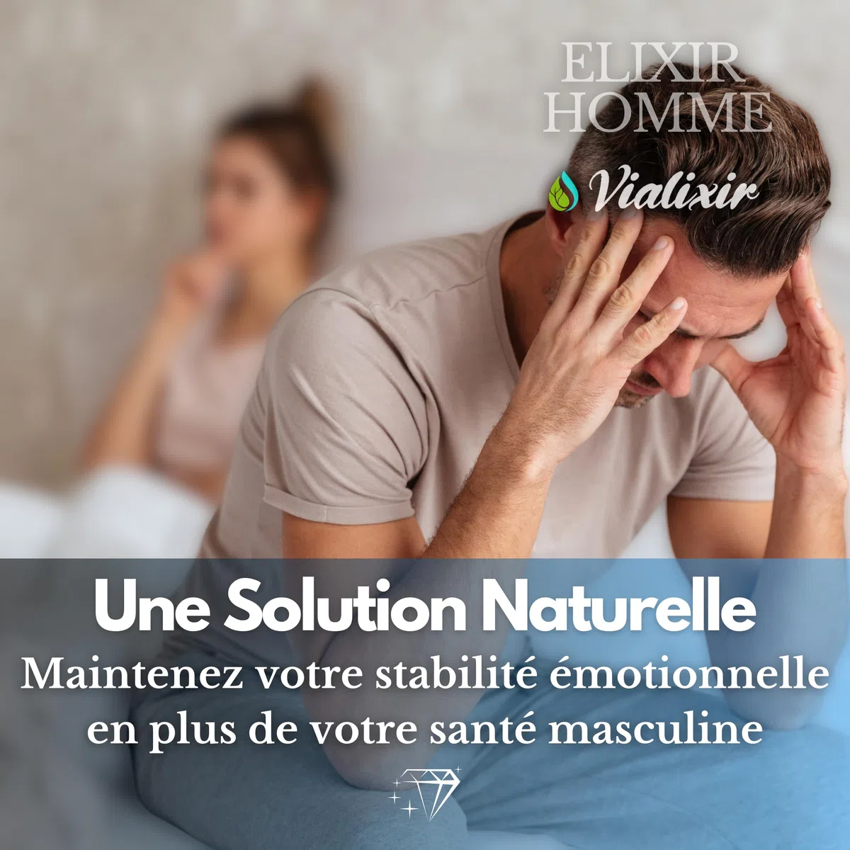 Vitalité & Énergie Homme | Ashwagandha, Maca Bio, Ginseng Rouge, Tribulus, Fenugrec | Endurance & Tonus | 60 Gélules | 100% Naturel | Fabriqué en France – Vialixir